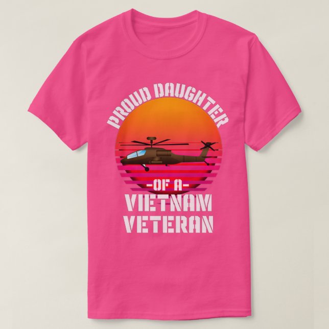 Vietnam Veteran US Patriot Family Gift Proud Patri T-Shirt (Design Front)