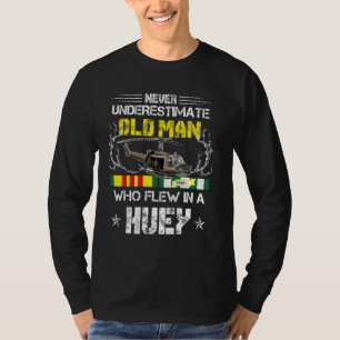 Vietnam Veteran Vet Uh 1 Huey Helicopter T-Shirt