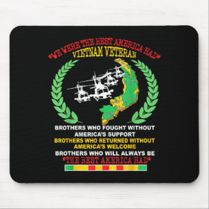 Vietnam Veteran We Were The America Had Map Helico Mouse Mat