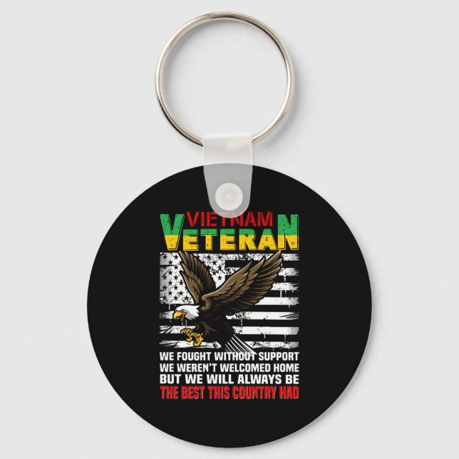 Vietnam Veteran We Will Always Be The Best This Co Key Ring (Front)