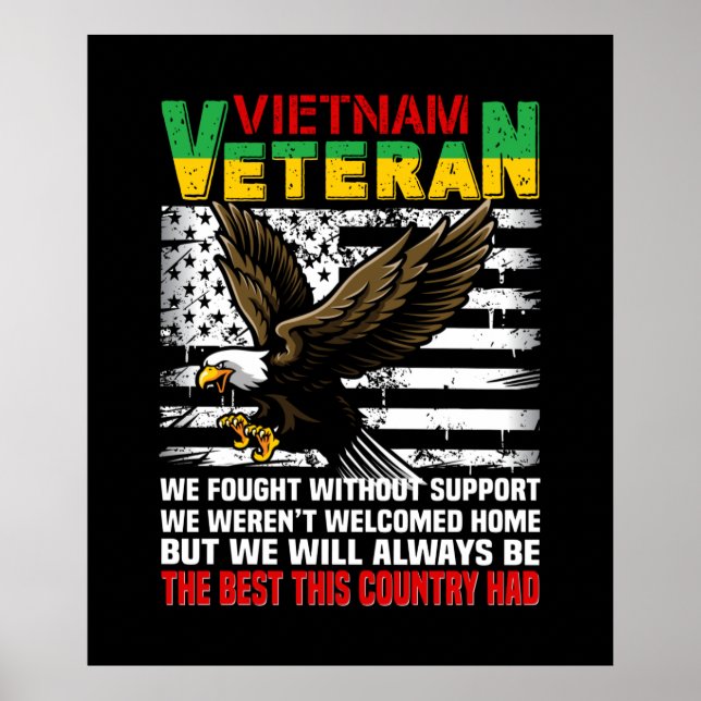 Vietnam Veteran We Will Always Be The Best This Co Poster (Front)