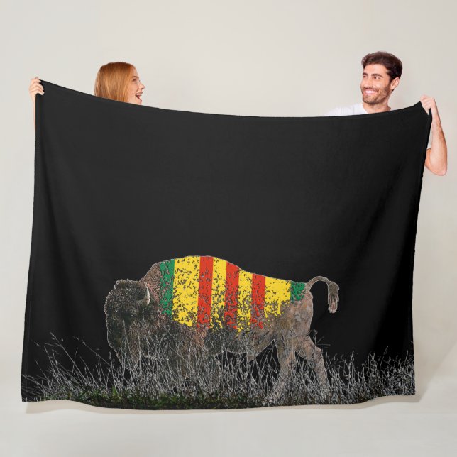Vietnam Veterans Buffalo Shawl BLANKET (In Situ)