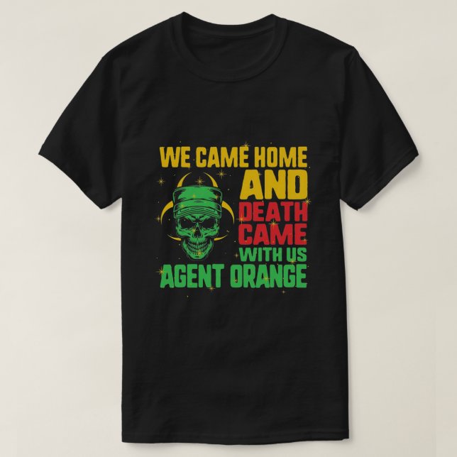 Vietnam Veterans Day Orange Agent Victims T-Shirt (Design Front)