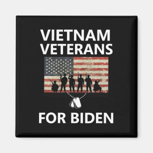 Vietnam Veterans For Joe Biden 2020 President Elec Magnet
