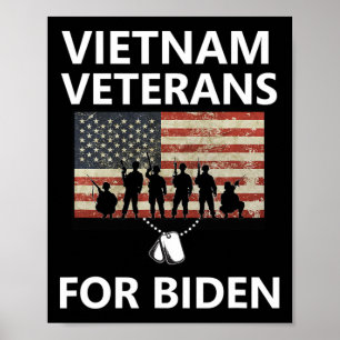 Vietnam Veterans For Joe Biden 2020 President Elec Poster