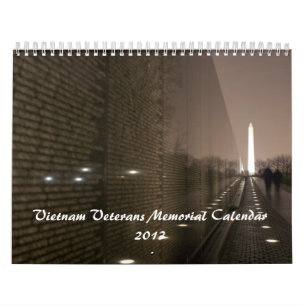Vietnam Veterans Memorial Calendar 2012 (not 2025)