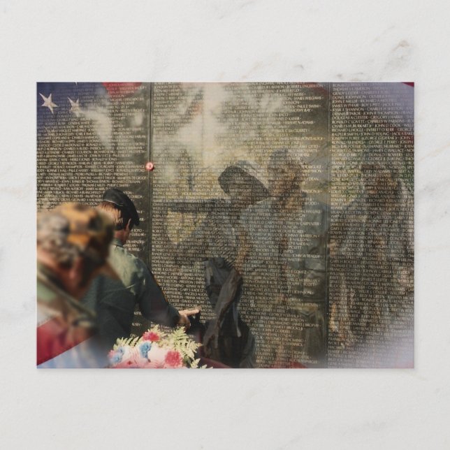 Vietnam Veterans' Memorial Postcard (Front)