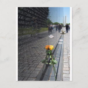 vietnam veterans memorial postcard