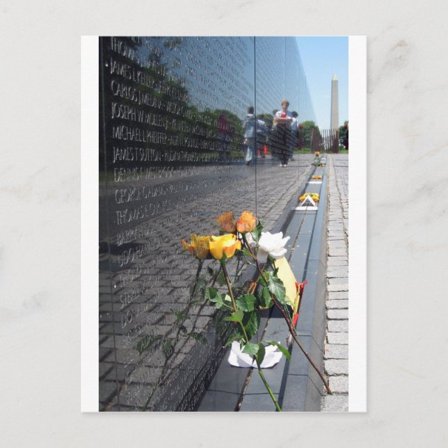 vietnam veterans memorial postcard (Front)