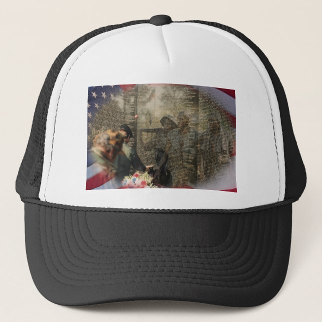 Vietnam Veterans' Memorial Trucker Hat (Front)