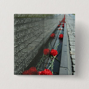 Vietnam veterans Memorial Wall 15 Cm Square Badge