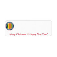 Vietnam Veterans of America Christmas Label #1