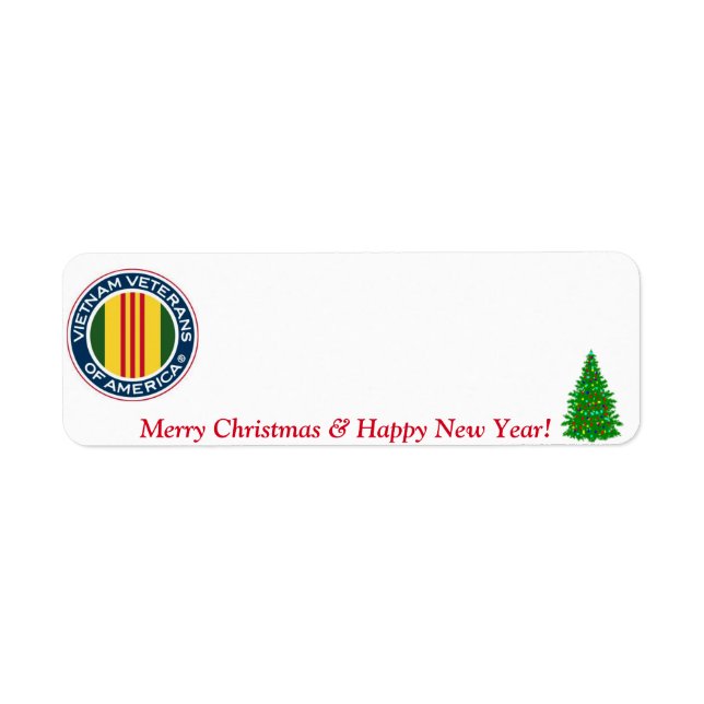 Vietnam Veterans of America Christmas Label #3 (Front)