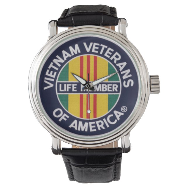 Vietnam Veterans of America Lifetime Member Watch (Front)