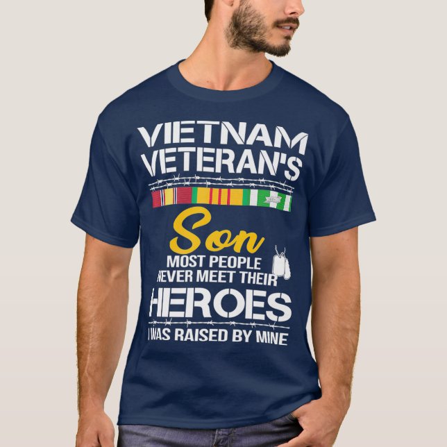 Vietnam Veterans Son   Vietnam Vet  Premium T-Shirt (Front)