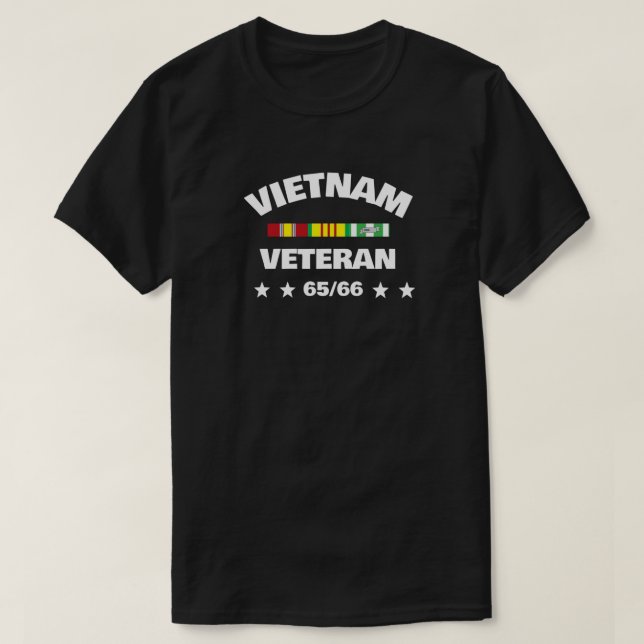 VIETNAM VETERANS TOUR OF DUTY 65-66 T-Shirt (Design Front)