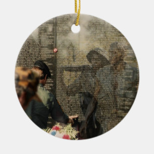 Vietnam Veterans' Tribute Ceramic Tree Decoration