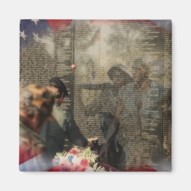 Vietnam Veterans' Tribute Magnet (Front)