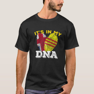 Vietnam Viet Kieu Vietnamese Flag UK England Puzzl T-Shirt