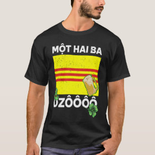 Vietnam Viet St Patricks Day Mot Hai Ba Dzo Cheers T-Shirt