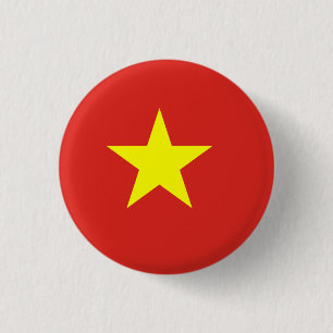 Vietnam (Vietnamese) Flag 3 Cm Round Badge