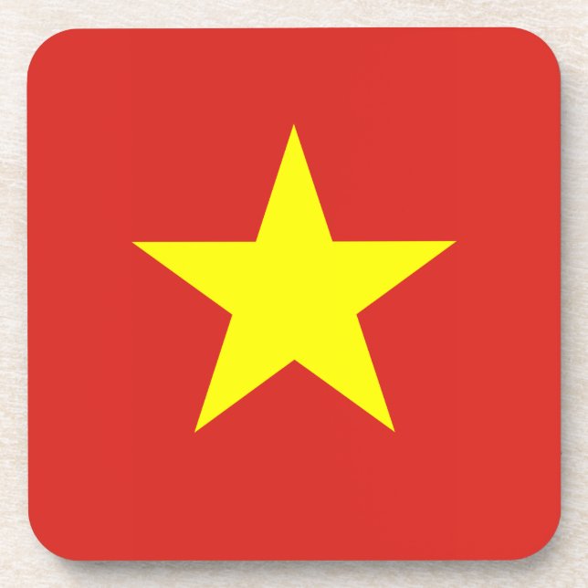 Vietnam – Vietnamese Flag Coaster (Front)