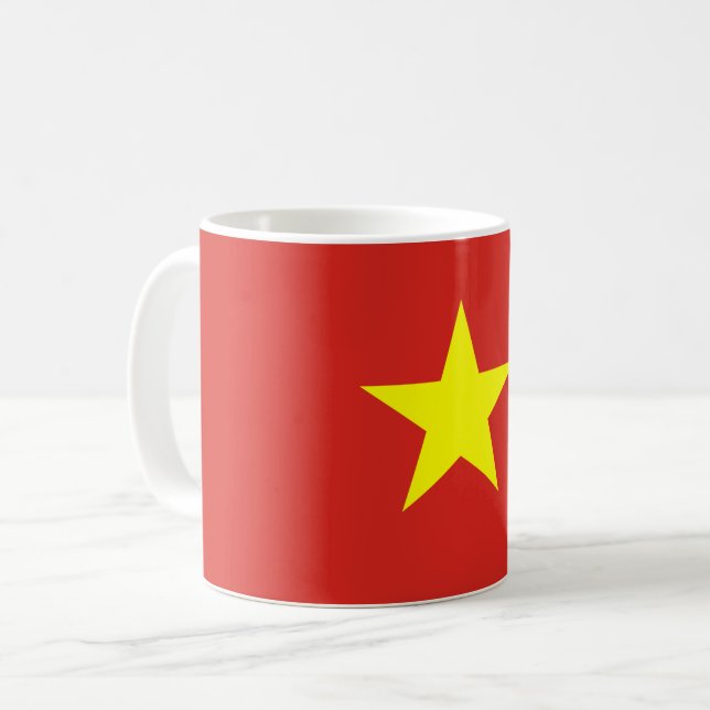 Vietnam (Vietnamese) Flag Coffee Mug (Front Left)