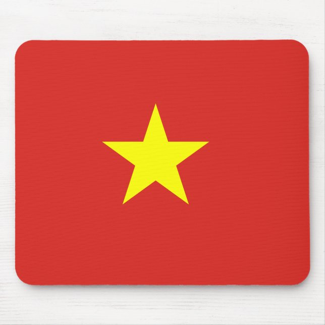 Vietnam (Vietnamese) Flag Mouse Mat (Front)