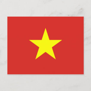 Vietnam – Vietnamese Flag Postcard