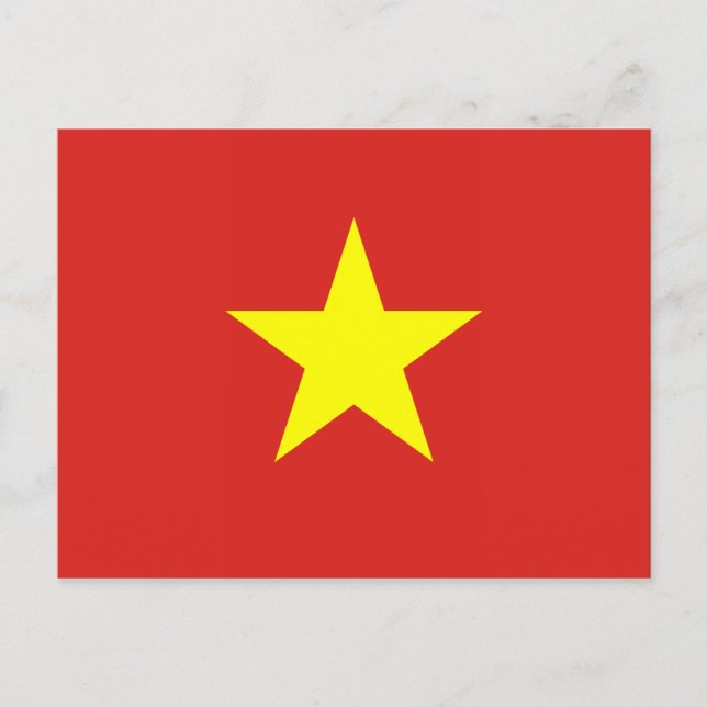 Vietnam – Vietnamese Flag Postcard (Front)