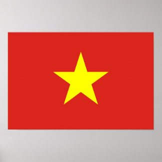 Vietnam – Vietnamese Flag Poster
