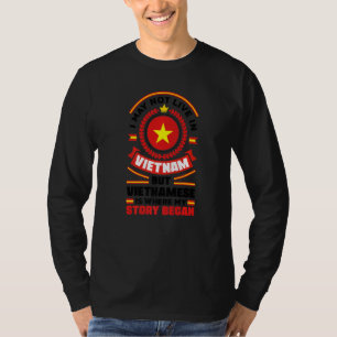 Vietnam Vietnamese Vietnam Flag Quote Premium T-Shirt