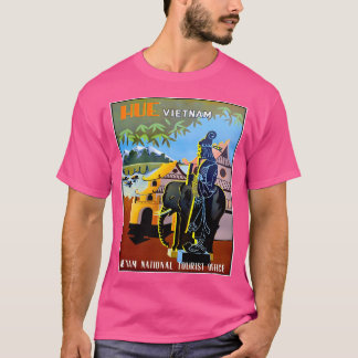 Vietnam Vintage Hue Tourism Advertising Print Bas T-Shirt