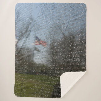 VIETNAM WALL SHERPA BLANKET