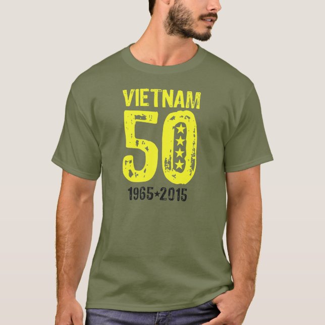 Vietnam War 50th Anniversary T-Shirt (Front)