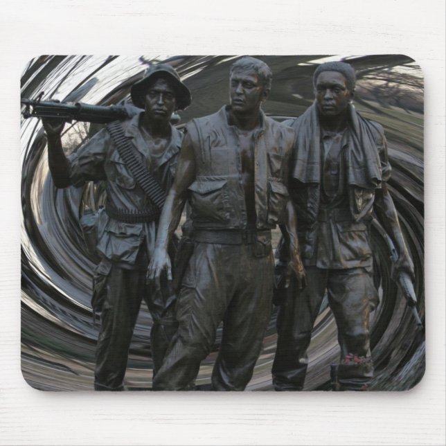 Vietnam War Memorial Mouse Mat (Front)