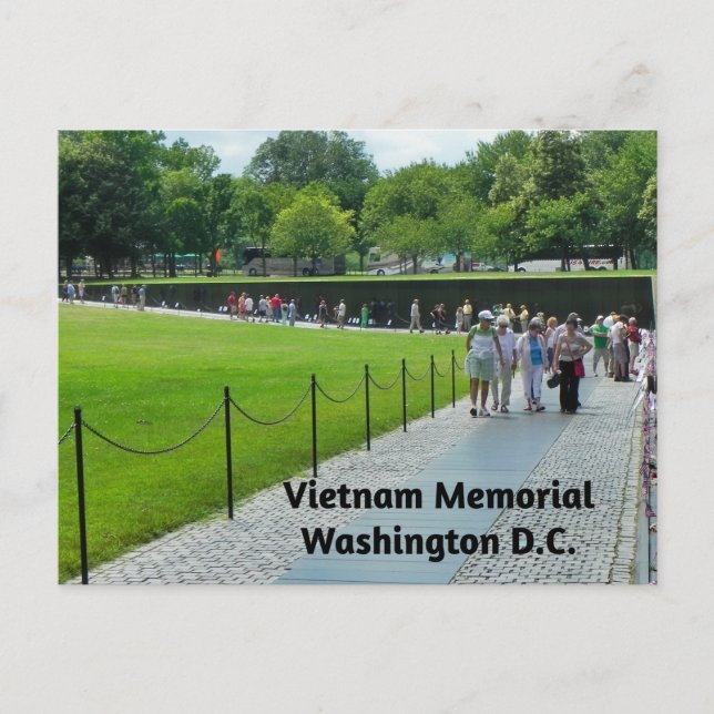 Vietnam War Memorial Postcard (Front)