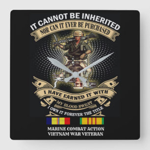 VIETNAM WAR VET CLOCK