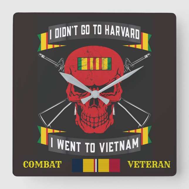 VIETNAM WAR VET CLOCK (Front)