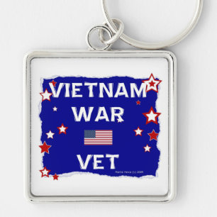 Vietnam War Vet Key Ring