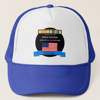 Vietnam War Veteran - Never Forget Trucker Hat