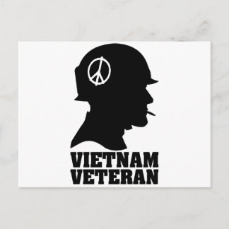 Vietnam War Veteran Postcard