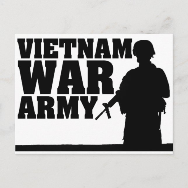Vietnam War Veteran Postcard (Front)