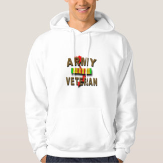 Vietnam War Veteran Service Ribbon, ARMY Hoodie
