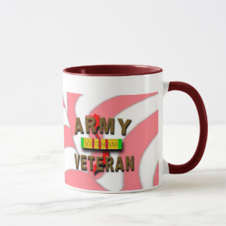 Vietnam War Veteran Service Ribbon, ARMY Mug