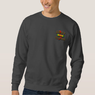 Vietnam War Veteran Service Ribbon, ARMY Sweatshirt