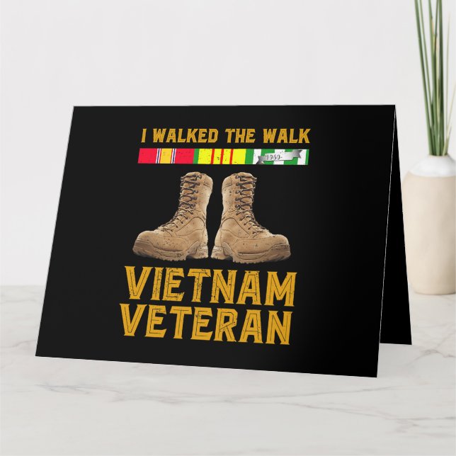 Vietnam War Vietnam Veteran Us Veterans Day 185 Card (Front)