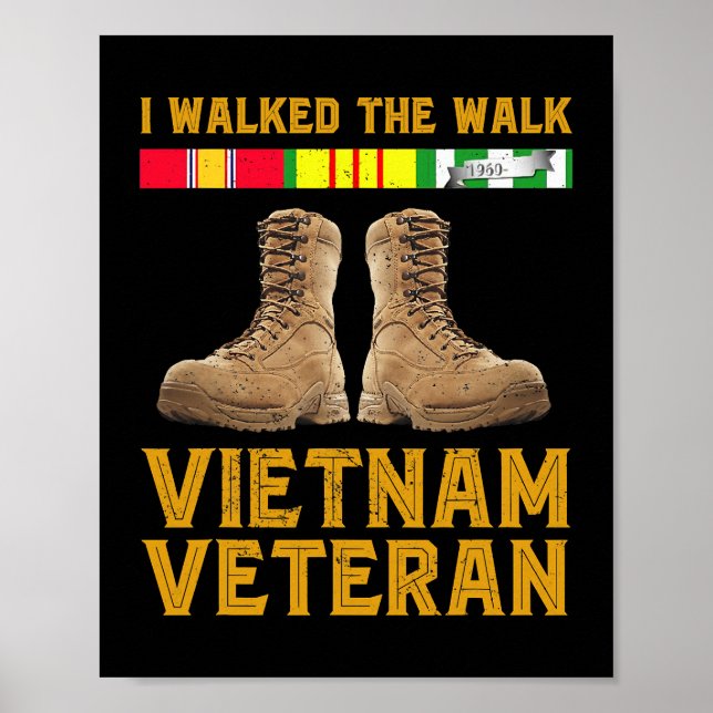 Vietnam War Vietnam Veteran Us Veterans Day 185 Poster (Front)