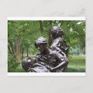 Vietnam Womens Memorial Postcard