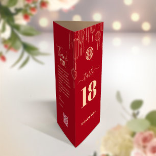 VIETNAMESE 3 in 1 Table number, Menu & thank you
